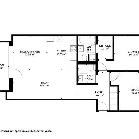 Sublime Modern Family Of 2 Bedrooms 로이커바드